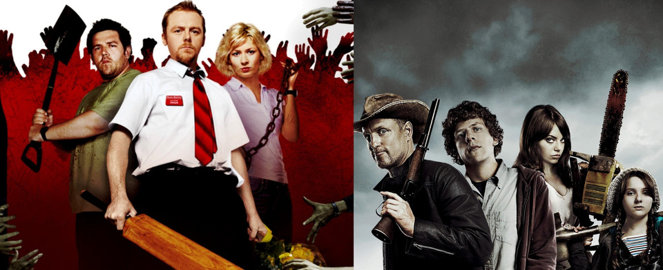 Better zombie comedy, Shaun of the Dead or Zombieland?