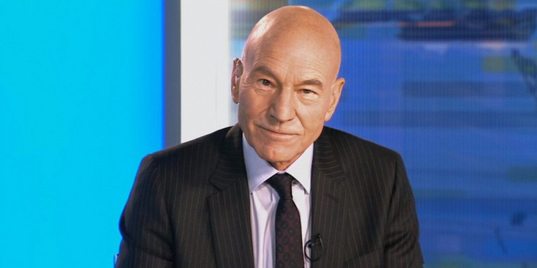 Are you watching Patrick Stewart's new comedy "Blunt Talk?"