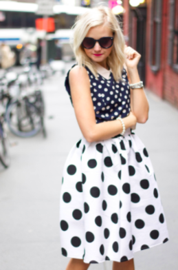 Style showdown: polka dots. 
