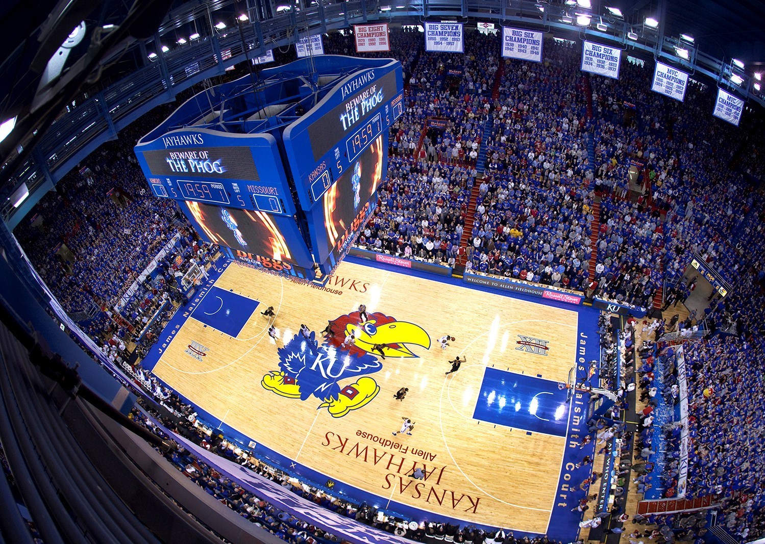 Is Allen Fieldhouse the greatest basketball arena ever?