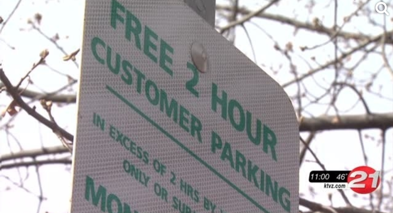 How should oversized vehicle parking be enforced?