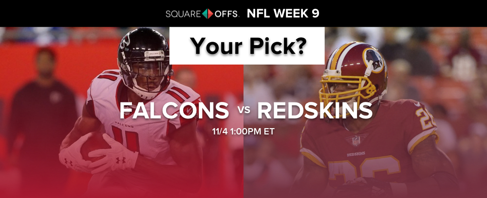Atlanta vs Washington - Who's your pick to win? #NFLWeek9