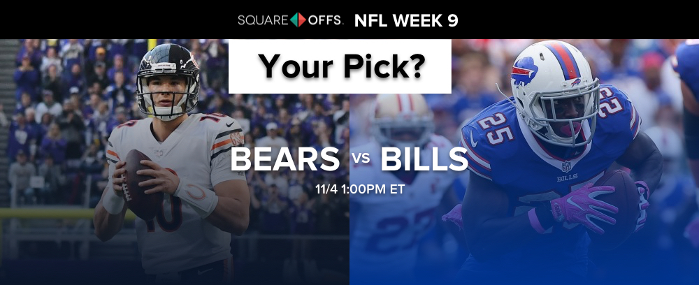 Chicago vs Buffalo - Who's your pick to win? #NFLWeek9