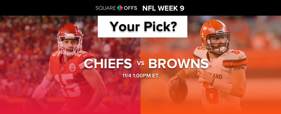 Kansas City vs Cleveland - Who's your pick to win? #NFLWeek9