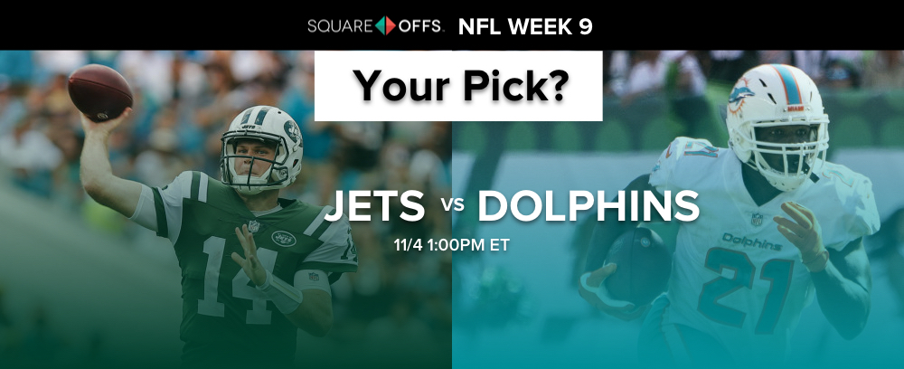 New York vs Miami - Who's your pick to win? #NFLWeek9