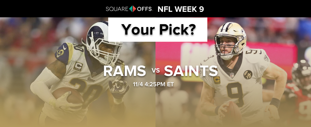 Los Angeles vs New Orleans - Who's your pick to win? #NFLWeek9