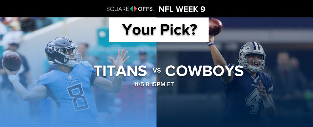 Tennessee vs Dallas - Who's your pick to win? #NFLWeek9