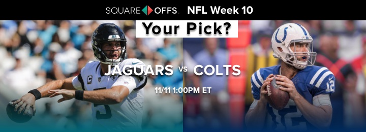 Jacksonville vs Indianapolis - Who's your pick to win? #NFLWeek10