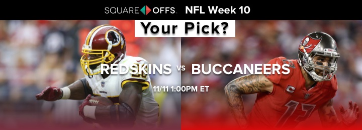 Washington vs Tampa Bay - Who's your pick to win? #NFLWeek10
