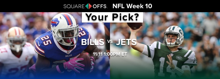 Buffalo vs New York - Who's your pick to win? #NFLWeek10
