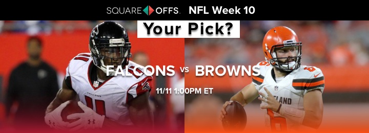 Atlanta vs Cleveland - Who's your pick to win? #NFLWeek10