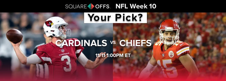 Arizona vs Kansas City - Who's your pick to win? #NFLWeek10