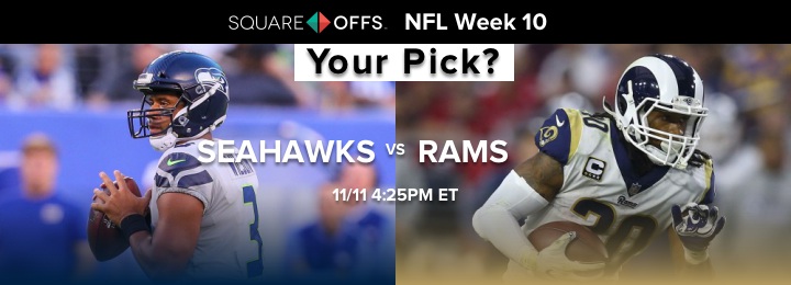 Seattle vs Los Angeles - Who's your pick to win? #NFLWeek10
