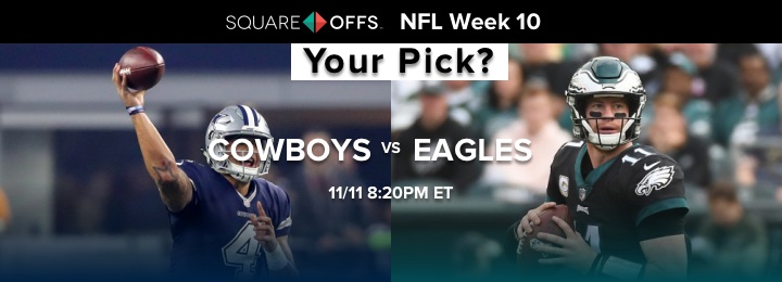 Dallas vs Philadelphia - Who's your pick to win? #NFLWeek10