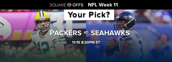 Green Bay vs Seattle - Who's your pick to win? #NFLWeek11