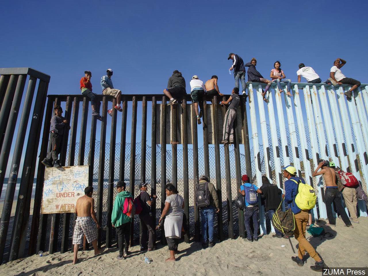 Your thoughts on the number of immigrants crossing the border 