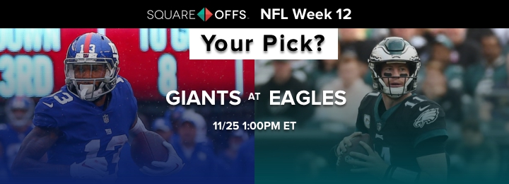New York vs Philadelphia - Who's your pick to win? #NFLWeek12