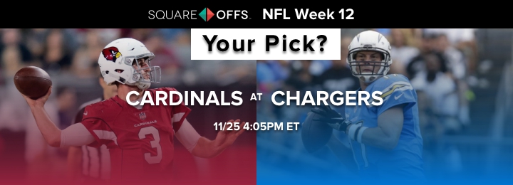 Arizona vs Los Angeles - Who's your pick to win? #NFLWeek12