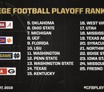 Do you agree with the Top 4 for the College Football Playoff?