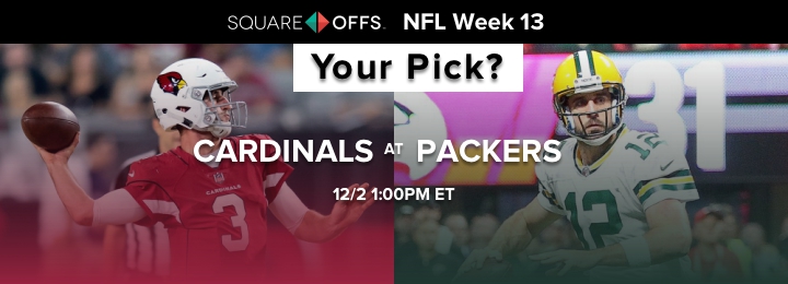 Arizona vs Green Bay - Who's your pick to win? #NFLWeek13
