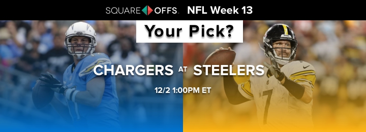 Los Angeles vs Pittsburgh - Who's your pick to win? #NFLWeek13