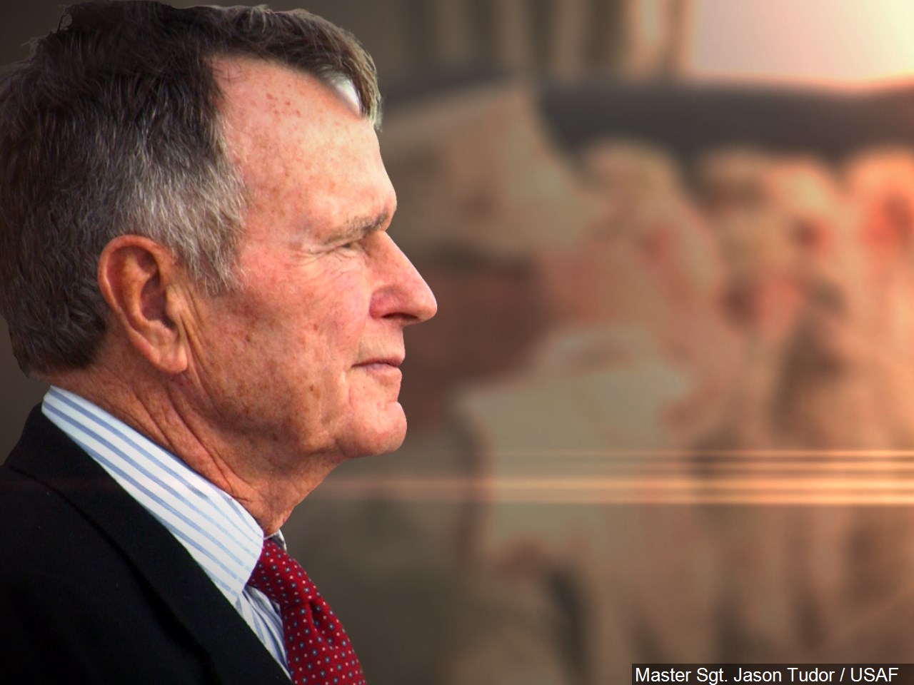 Is Bush's funeral a reminder for our country to come together? 