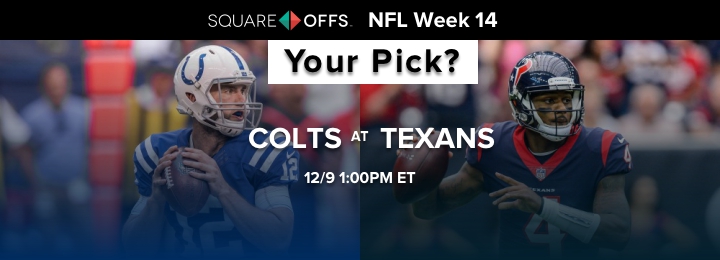 Indianapolis vs Houston - Who's your pick to win? #NFLWeek14