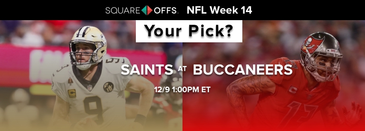 New Orleans vs Tampa Bay - Who's your pick to win? #NFLWeek14