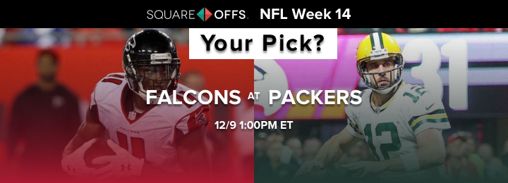 Atlanta vs Green Bay - Who's your pick to win? #NFLWeek14