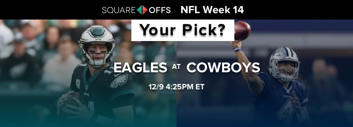 Philadelphia vs Dallas - Who's your pick to win? #NFLWeek14
