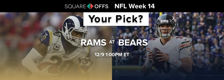Los Angeles vs Chicago - Who's your pick to win? #NFLWeek14