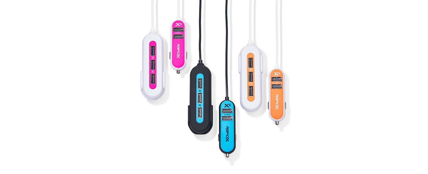 Oprah's Favorite Things - X5 Multi-Port USB Car Charger by RapidX