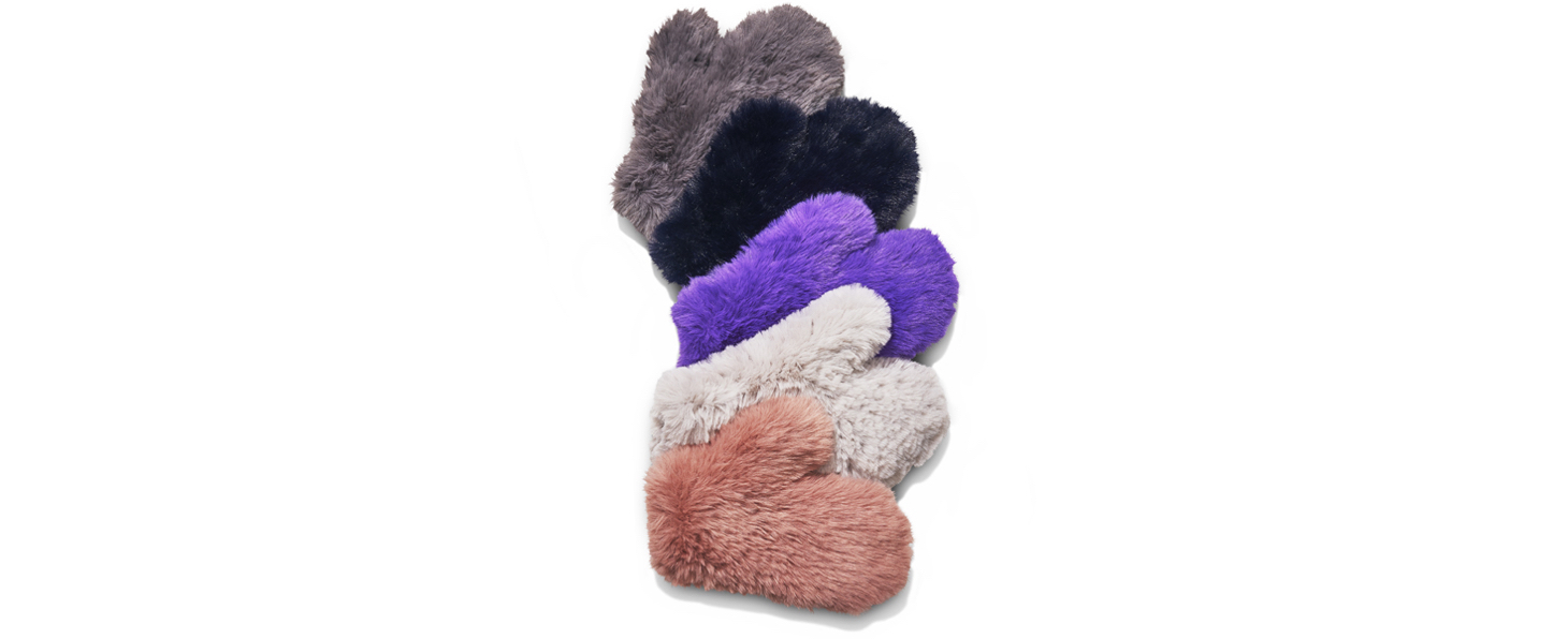 Oprah's Favorite Things - Faux Fur Mittens by Glamourpuss NYC