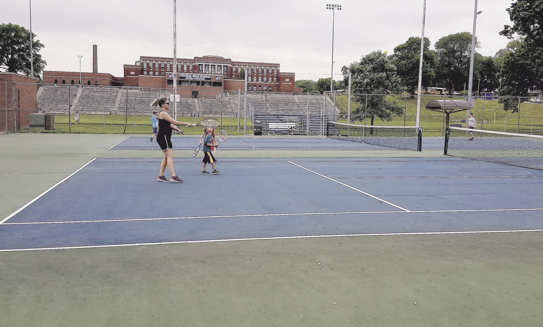 Do you use St. Joseph's tennis courts?