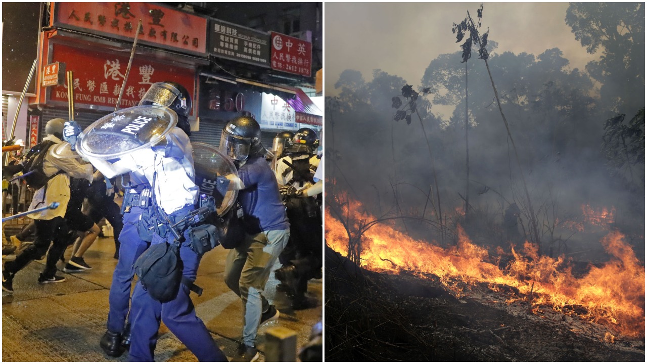 Which is the bigger international news story?