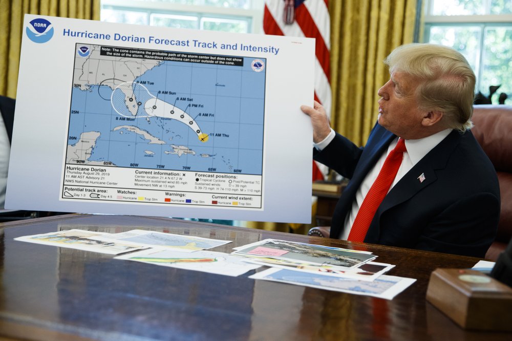 Did he tweet the wrong map on purpose?