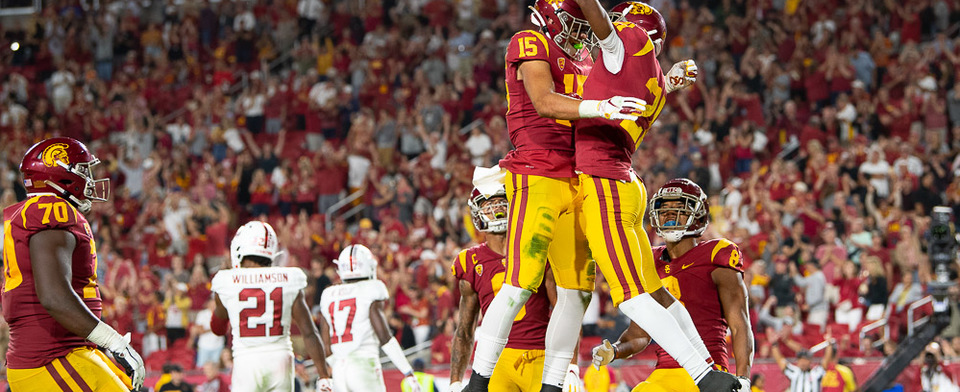 What was the USC play of the game against Stanford?