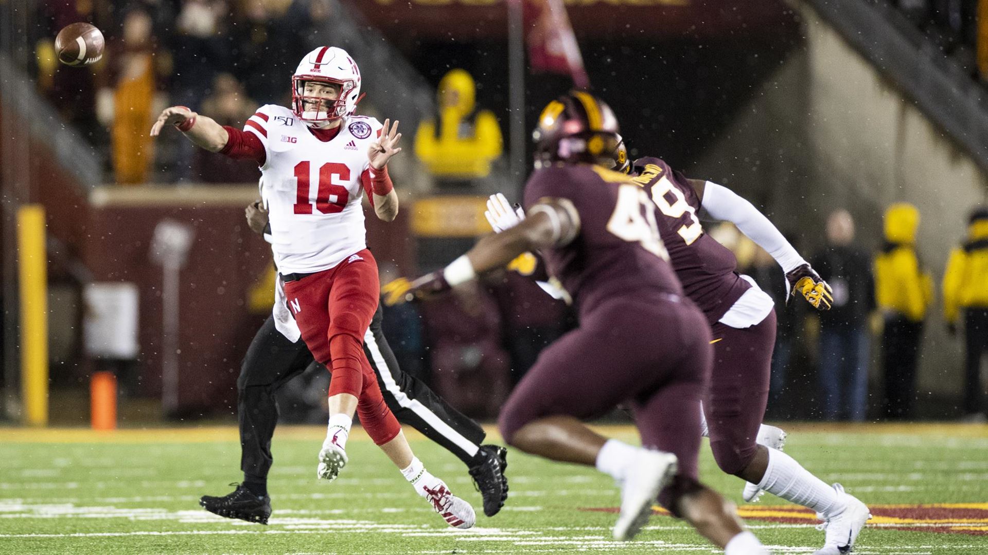 Are you seeing season-over-season improvement from the Huskers?