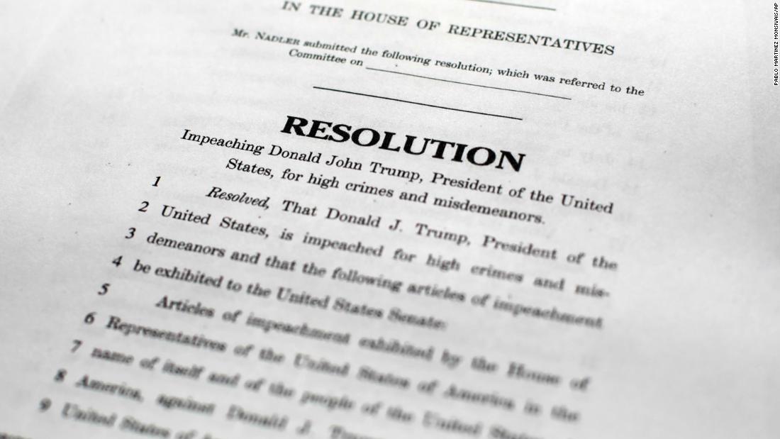 Withholding the articles of impeachment from the Senate?