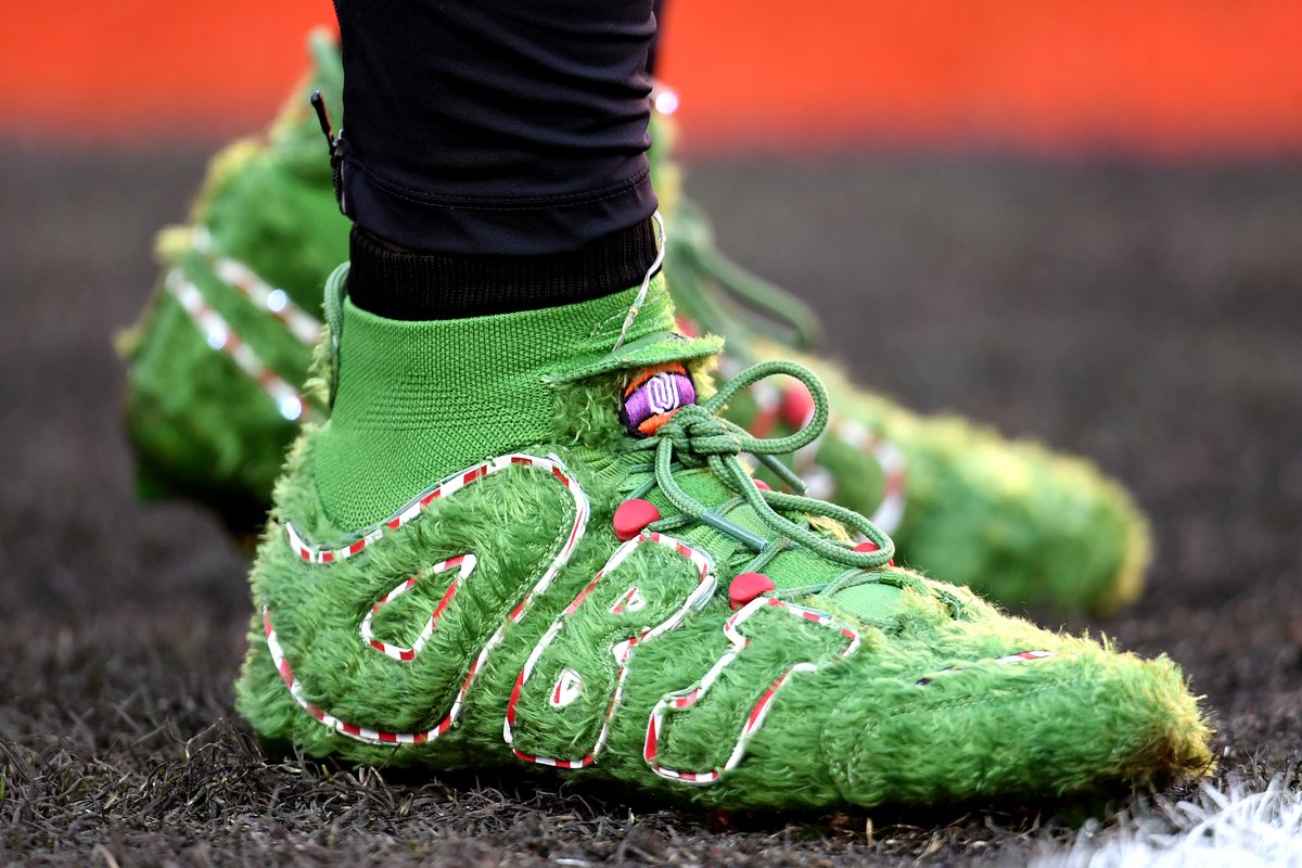 Odell Beckham Jr Grinch Cleats