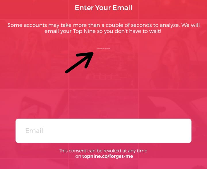 This web design option for continuing without giving your email