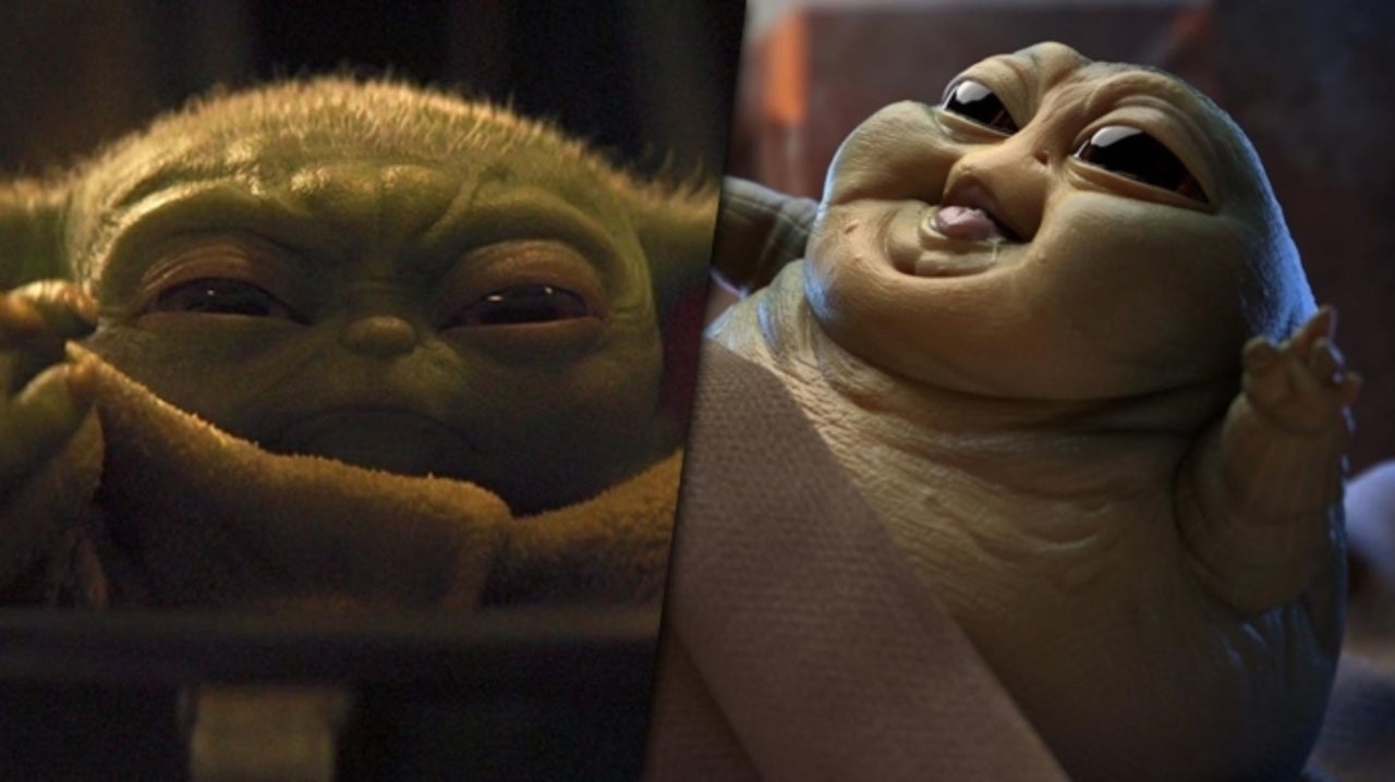Yoda or Jabba: Which baby version is cuter?