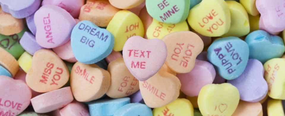 What is the better chalky heart candy note?