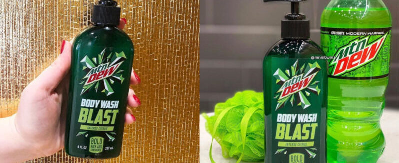 Would you use a Mountain Dew Body Wash?