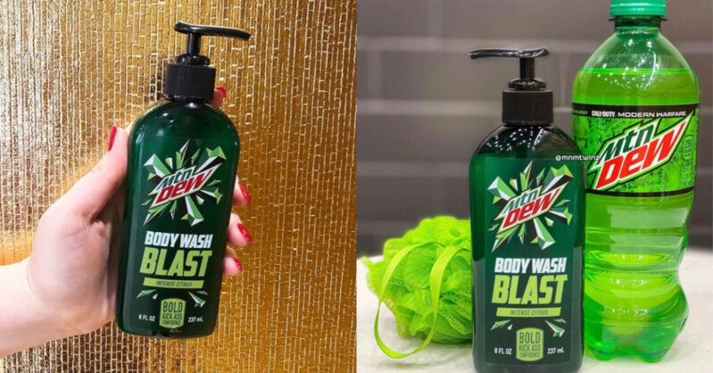 Would you use a Mountain Dew Body Wash?
