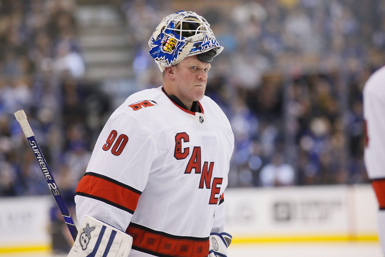 Zamboni driver becomes oldest goalie to win regular-season debut