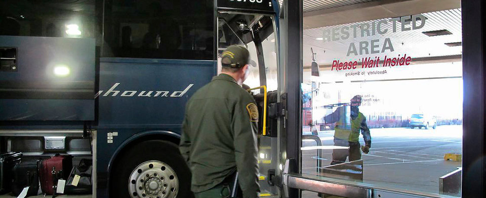 Should Greyhound buses allow border patrol checks for immigrants?