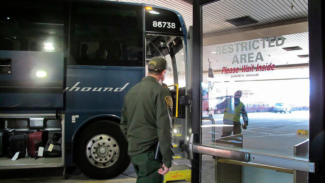 Should Greyhound buses allow border patrol checks for immigrants?