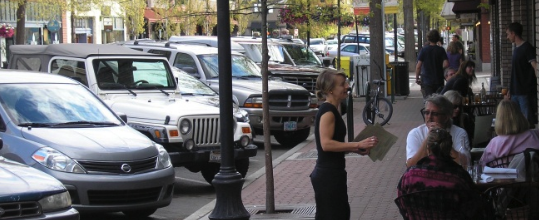 Do you want some Downtown streets to be for dining or parking?