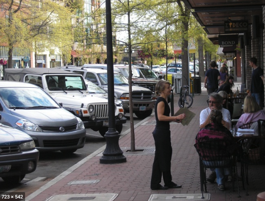 Do you want some Downtown streets to be for dining or parking?